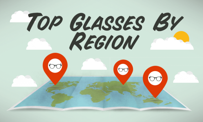 top glasses of 2015 by region