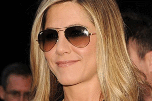 Who made Jennifer Aniston's aviator sunglasses, spaghetti strap