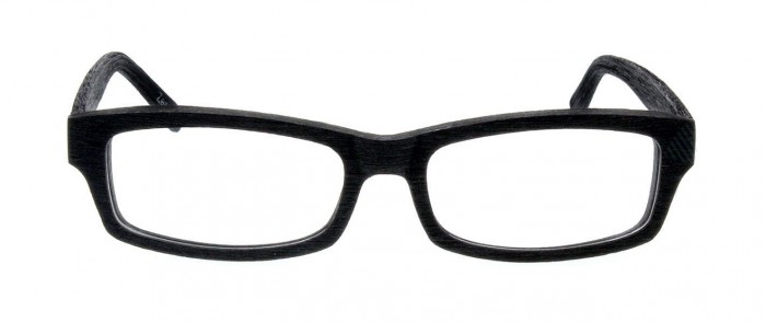 black plastic rectangular glasses