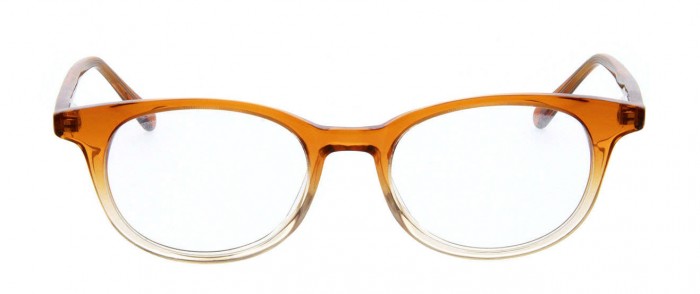 orange and grey glasses