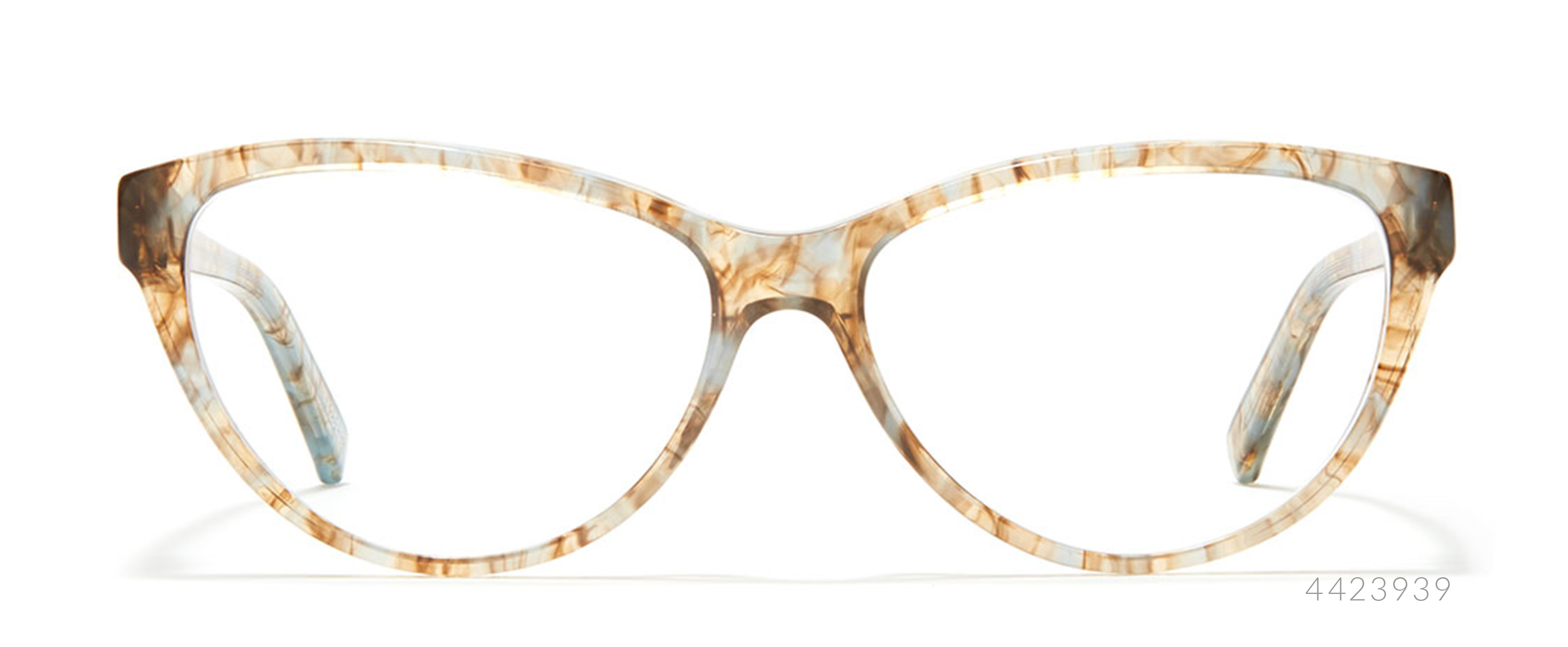 speckled cat eye glasses