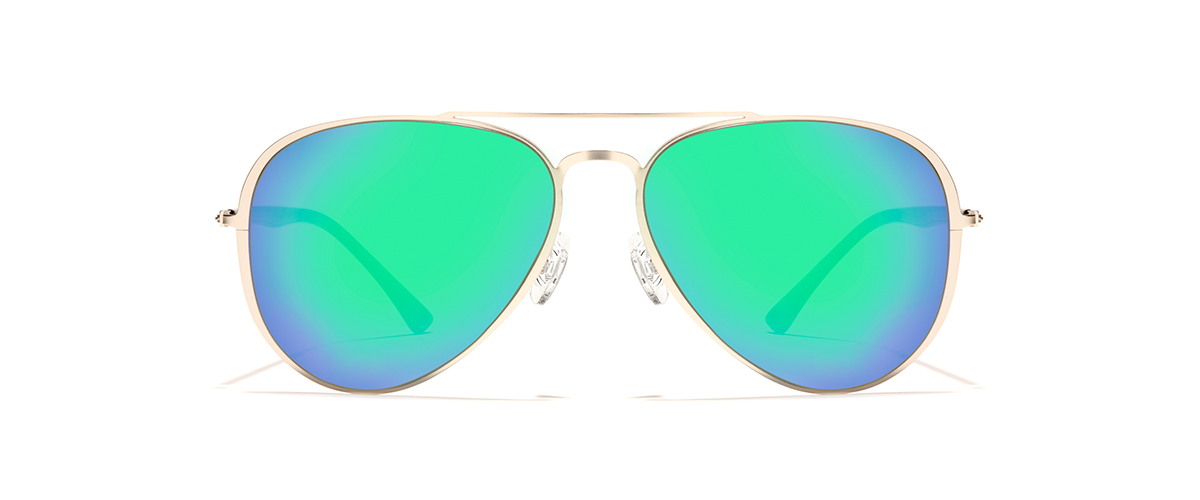 mirror finish prescription sunglasses