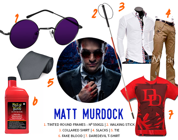 Matt Murdock Daredevel Halloween Costume