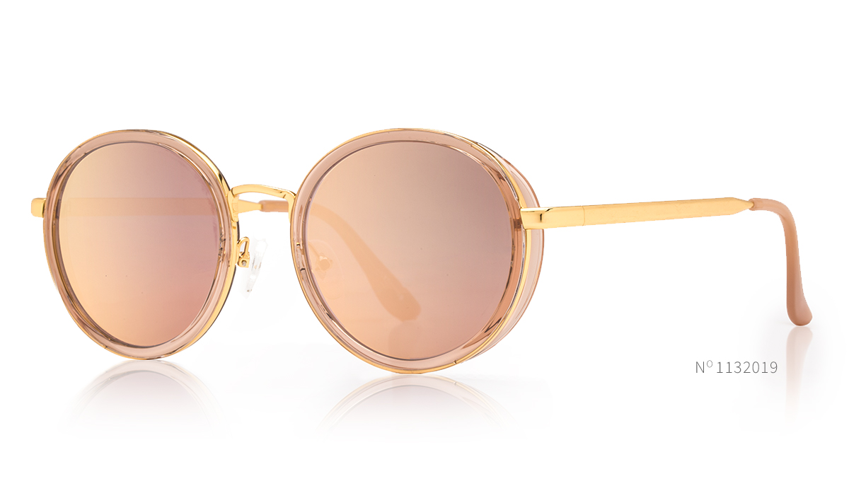 Round Cat Eye Mirrored Sunglasses Round Cat Eye Mirrored Sunglasses