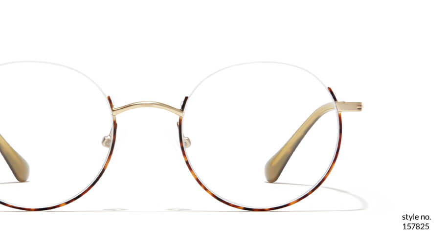 Tortoiseshell Round Glasses #157825