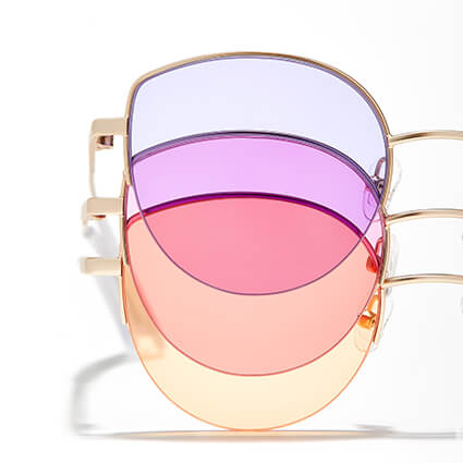 Zenni store gradient pink
