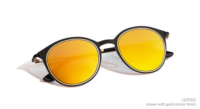 mirror finish prescription sunglasses