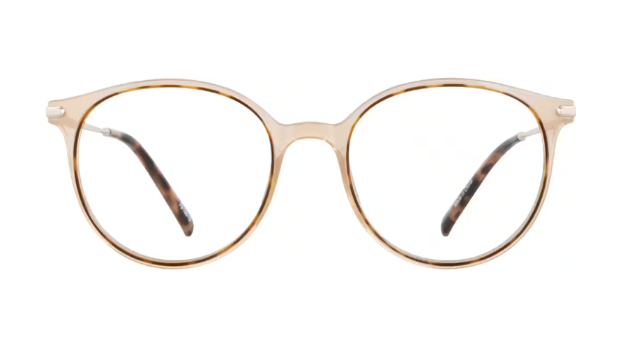 Cafe Mocha Round Glasses