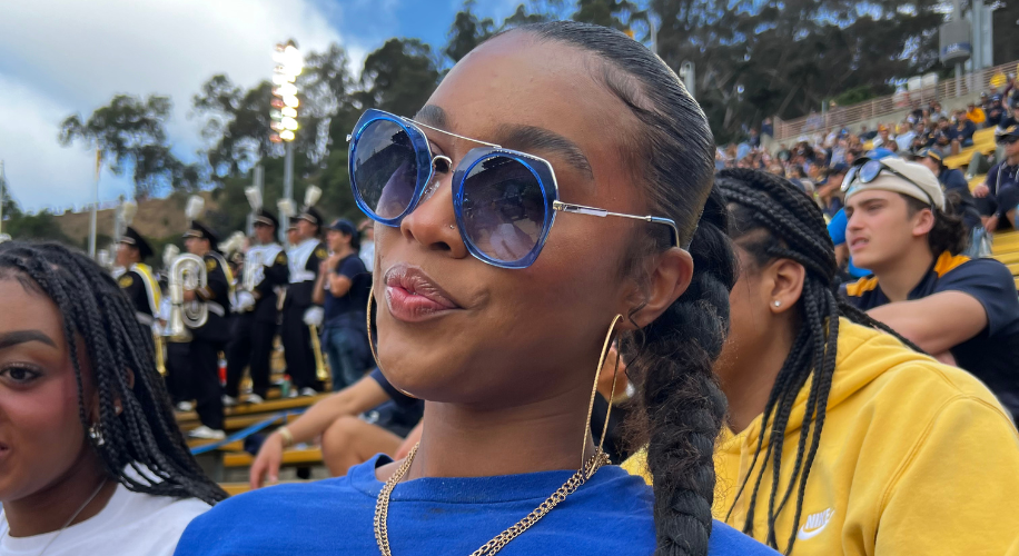 Blue and Gold Glasses Collection