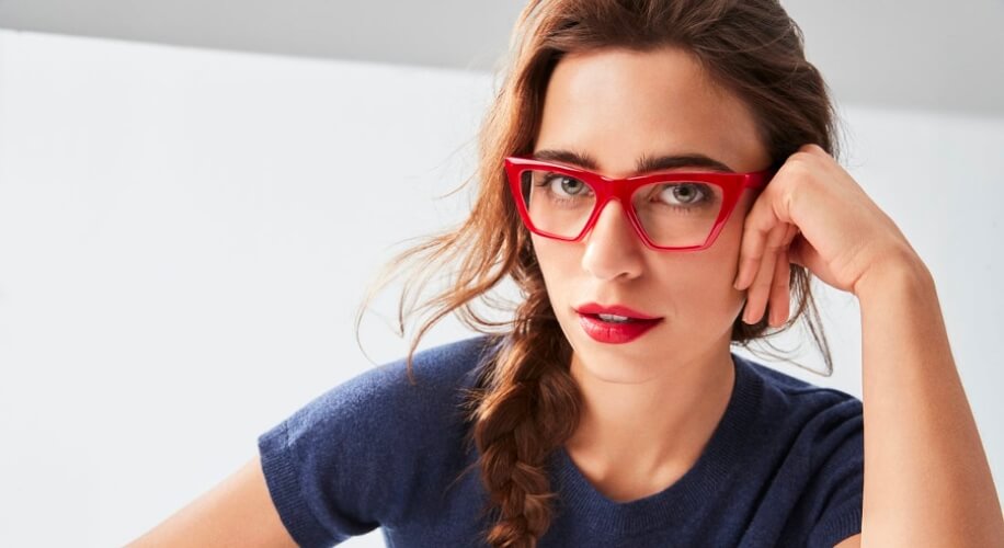 Add a Pop of Color with Red Glasses Frames