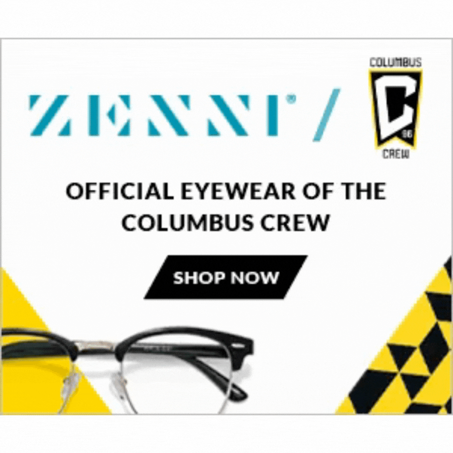 Zenni. Official Eyewear of the Columbus Crew. Shop Now.