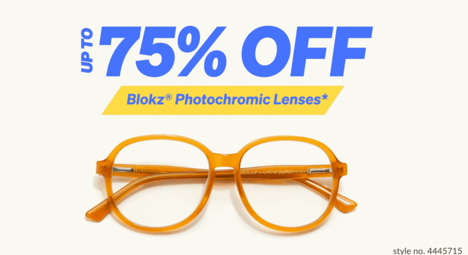 Don't Miss Out: Zenni's Blokz Photochromic Glasses Up to 75% Off!