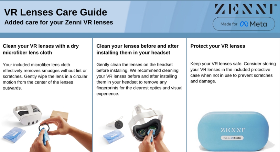 Dive into Virtual Worlds with Clarity: Zenni's VR Lenses with Anti-Fog