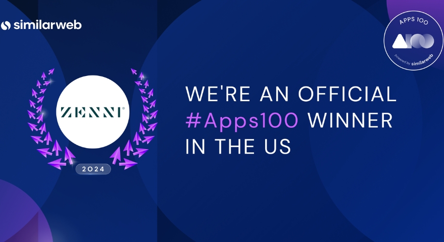 Zenni: Among the Distinguished as One of the Top 100 Fastest Growing Apps in 2023 by Similarweb