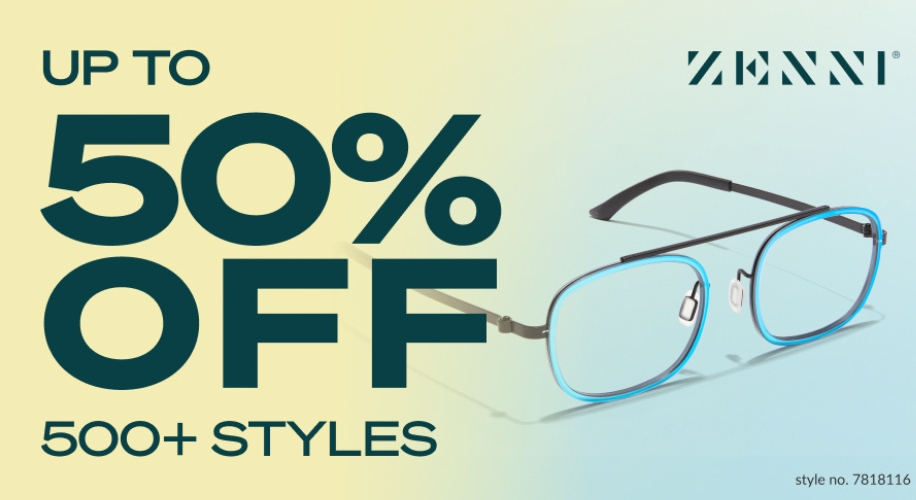 Eyewear Sale Up to 50 Off on Zenni Frames