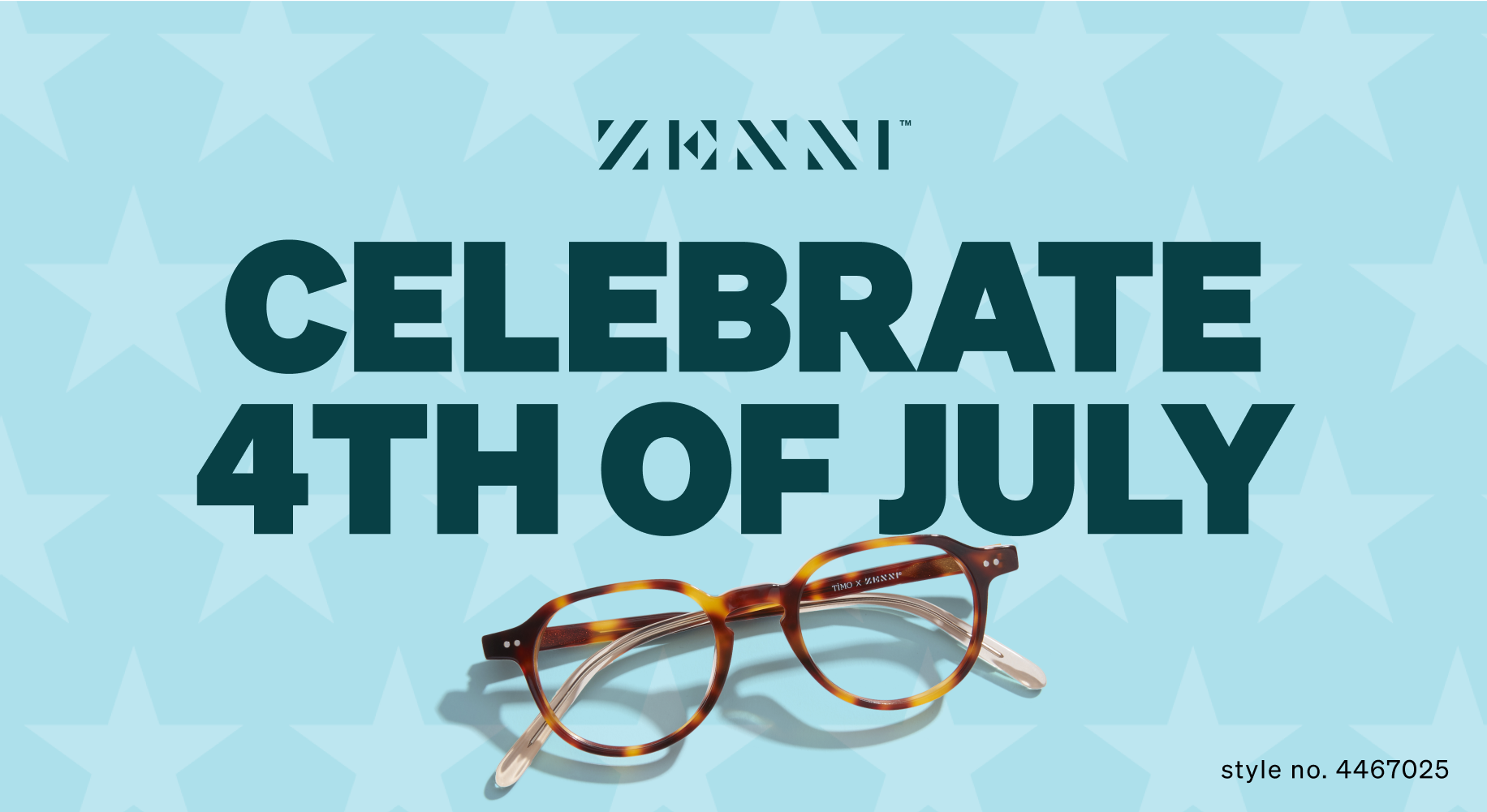 Save Big on Eyewear July 4th Glasses Discount at Zenni