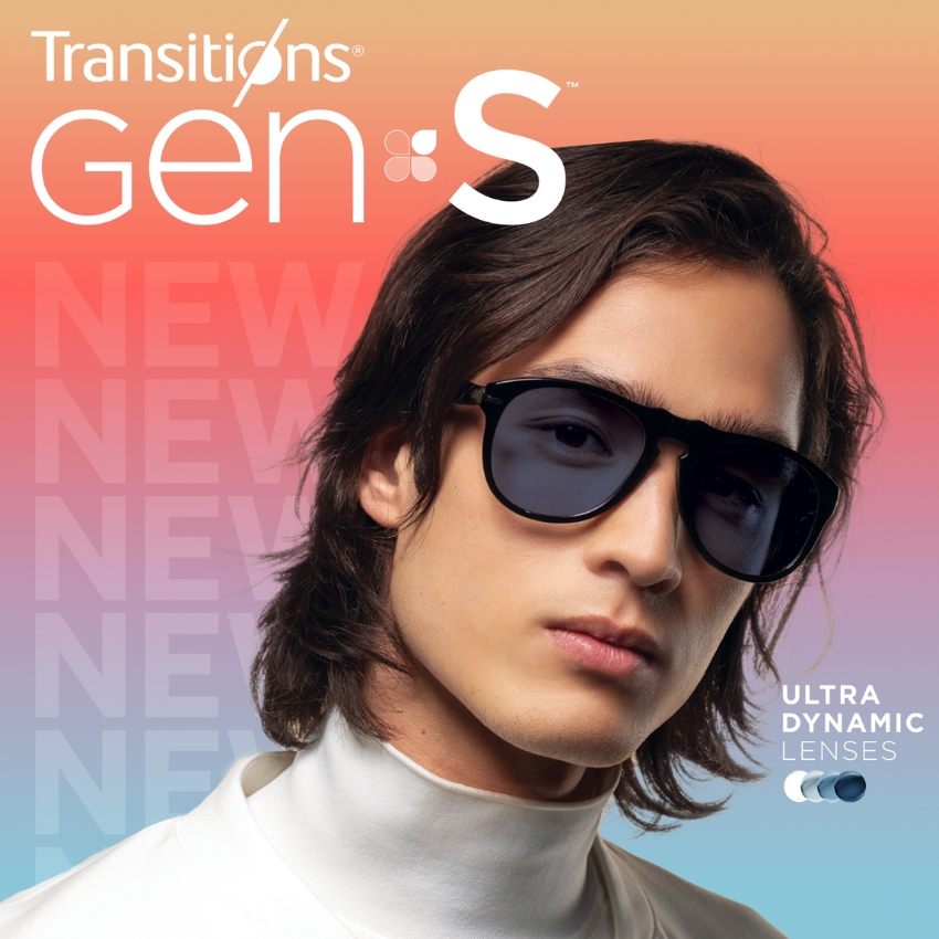 Transitions Gen 8 S. NEW NEW NEW NEW NEW. Ultra Dynamic Lenses.