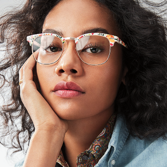 Black Square Magnetic Snap-On Set #6499021 | Zenni Optical